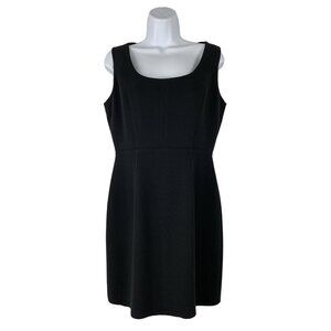 BCBGMAXAZRIA Women's Black Sleeveless Sheath Dress Size Medium